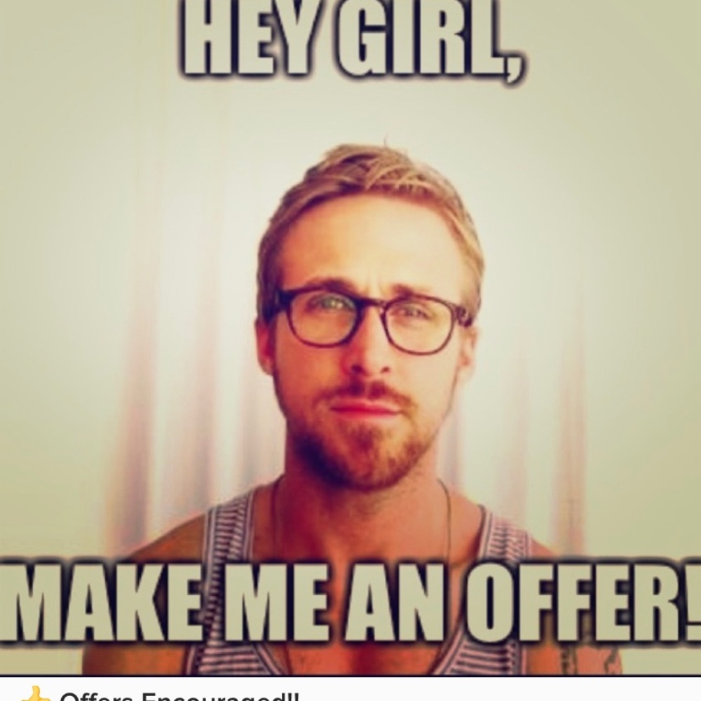 Make me an offer! They are encouraged!